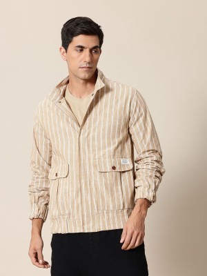 Mr Bowerbird Full Sleeve Striped Men Jacket