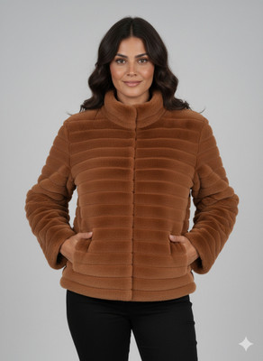 Modeve Full Sleeve Self Design Women Jacket