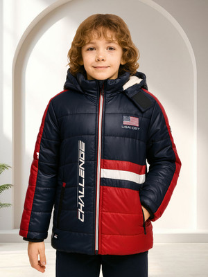 LURE JUNIOR Full Sleeve Printed, Colorblock Boys Jacket