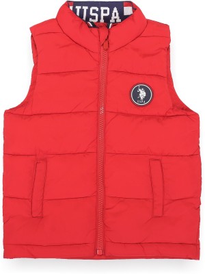 U.S. POLO ASSN. Full Sleeve Solid Boys Jacket