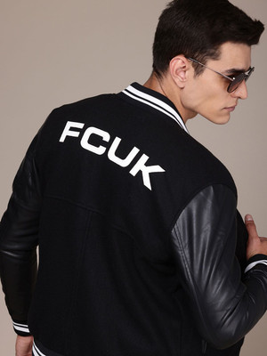 FCUK Full Sleeve Solid Men Jacket