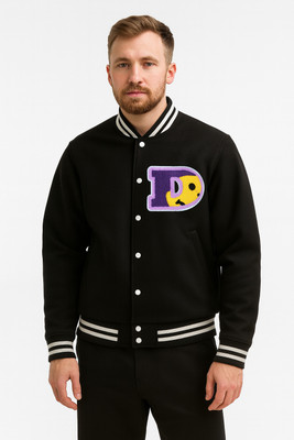 Mg Fab Full Sleeve Applique Men Jacket