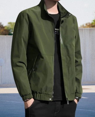 ynam Full Sleeve Solid Men Jacket