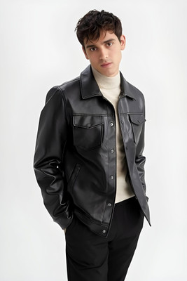 febric collection Full Sleeve Solid Men Jacket