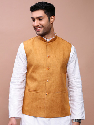 SHOWOFFFF Sleeveless Solid Men Jacket