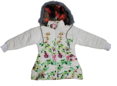 SADIA ENTERPRISES Full Sleeve Floral Print Girls Jacket