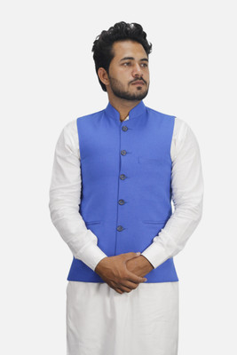 gargian master cut Sleeveless Solid Men Jacket