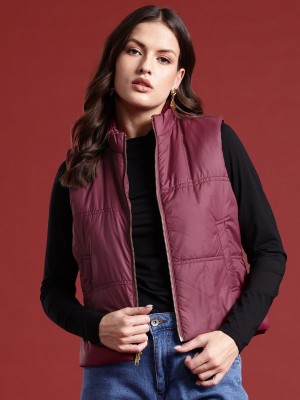 all about you Sleeveless Solid Women Jacket