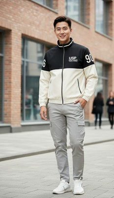 areeba Full Sleeve Printed Men Jacket