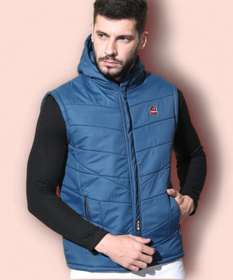 SEASER Sleeveless Solid Men Jacket