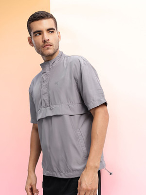 HRX by Hrithik Roshan Short Sleeve Solid Men Jacket