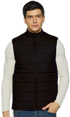 Eddicted Sleeveless Solid Men Jacket