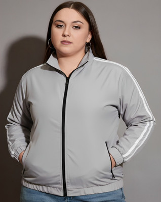 PERFECT PRODUCTIONS Full Sleeve Solid, Striped Women Jacket