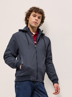 THE BEAR HOUSE Full Sleeve Self Design Men Jacket