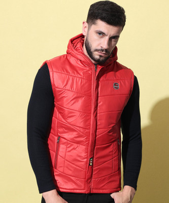 HEMLOCK Sleeveless Solid Men Jacket