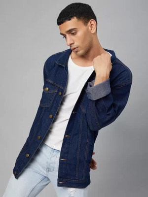 METRONAUT Full Sleeve Solid Men Denim Jacket
