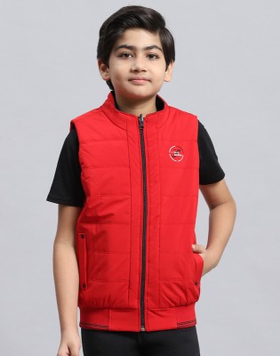 MONTE CARLO Sleeveless Solid Boys Jacket