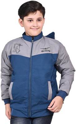 QB CLUB Full Sleeve Colorblock Boys Jacket