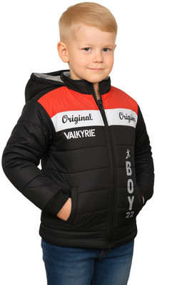 IAC Full Sleeve Printed, Colorblock Boys Jacket