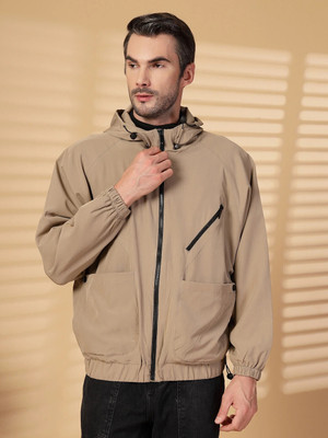 CHKOKKO Full Sleeve Solid Men Jacket