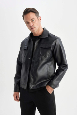 FEBRIC COOLLECTION Full Sleeve Solid Men Jacket