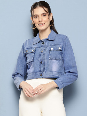 CORSICA Full Sleeve Solid Women Denim Jacket