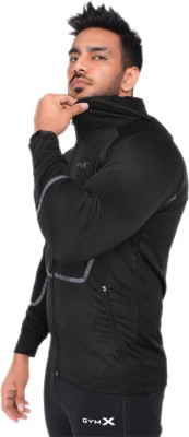 Gymx Full Sleeve Solid Men Jacket