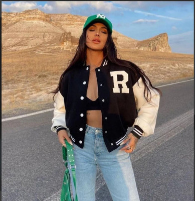 Anjelik Full Sleeve Colorblock Women Jacket