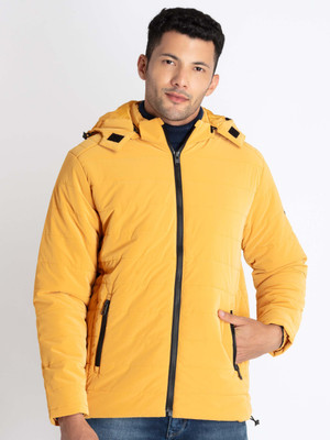 Status Quo Full Sleeve Self Design Men Jacket
