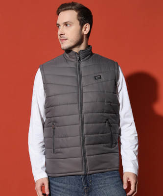 ZEPPI Sleeveless Self Design Men Jacket
