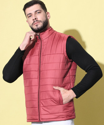 NYSINE Half Sleeve Solid Men Jacket