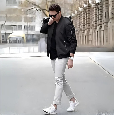 TrendLifestyle Full Sleeve Solid Men Jacket