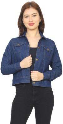 RASHMI FASHION Full Sleeve Washed Women Denim Jacket