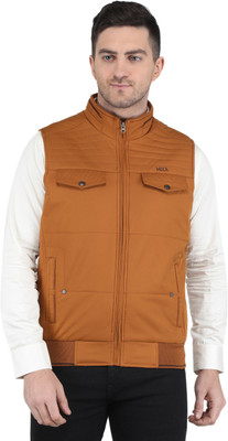 MONTE CARLO Sleeveless Solid Men Jacket