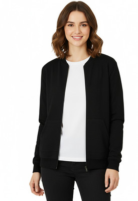 Leotude Full Sleeve Solid Women Jacket
