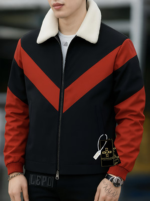 Badnaam Full Sleeve Colorblock Men Jacket