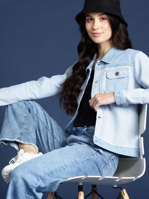 Mast & Harbour Full Sleeve Solid Women Jacket