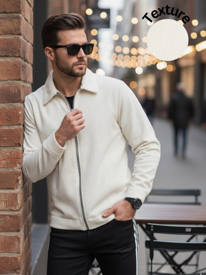 RIGO Full Sleeve Textured Men Jacket