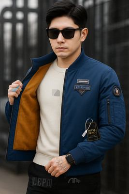 FUTSE PENO Full Sleeve Applique Men Jacket