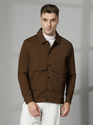 CHKOKKO Full Sleeve Solid Men Jacket