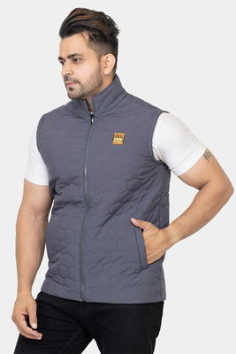 STYLOPLEX Sleeveless Solid Men Jacket