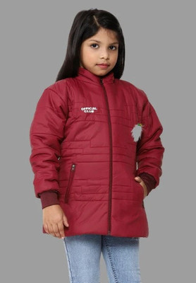 official club Full Sleeve Solid Girls Jacket