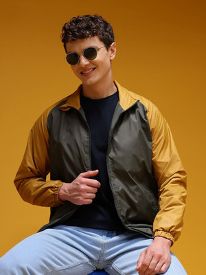 HERE&NOW Full Sleeve Colorblock Men Jacket