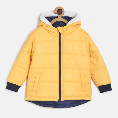 MINI KLUB Full Sleeve Solid Baby Boys Jacket