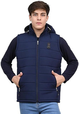 MECGREEN Sleeveless Solid Men & Women Jacket