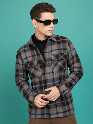 HIGHLANDER Full Sleeve Checkered Men Jacket