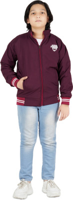 IAC Full Sleeve Solid Boys Jacket
