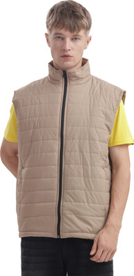 UNSULLY Sleeveless Colorblock Men Jacket
