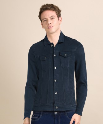 Louis Philippe Jeans Full Sleeve Solid Men Denim Jacket