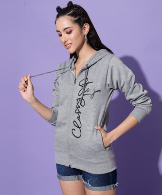Trendy World Full Sleeve Printed Women Sweatshirt